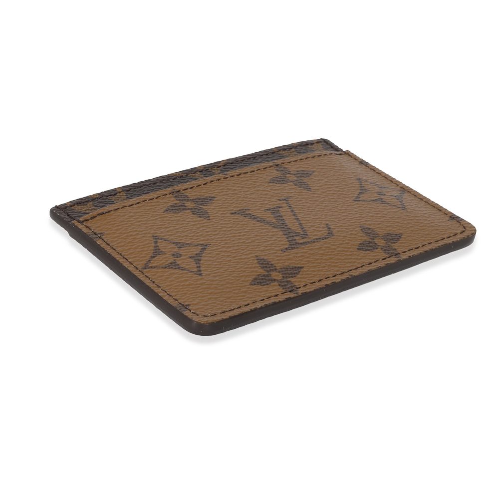 Louis Vuitton Canvas Monogram Reverse Card Holder - image 6